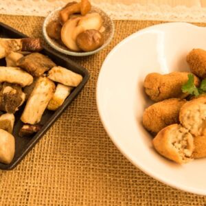 Croquettes aux Cèpes sans lactose sans gluten