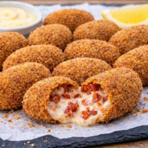 Croquettes espagnoles Chorizo Ibérique sans lactose sans gluten
